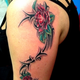 tatuaggio rosa ,,TATTOO FANTASY
