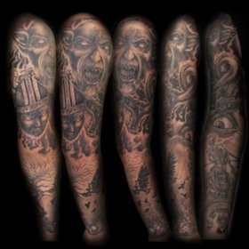 Tattoos by Massimo Ursino - Absinthium Tattoo Palermo