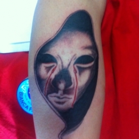 street jungle tattoo  ---maschera