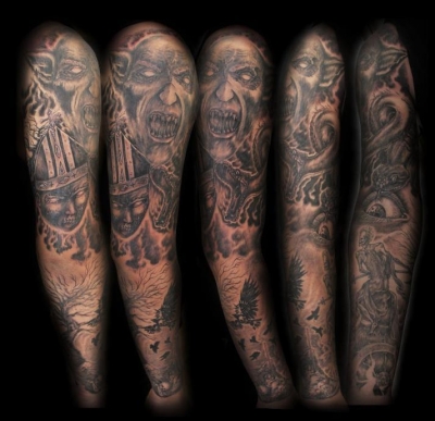 Tattoos by Massimo Ursino - Absinthium Tattoo Palermo
