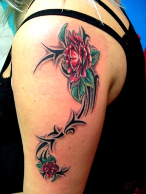 tatuaggio rosa ,,TATTOO FANTASY