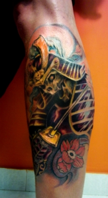 Loris tattoo, Samurai a colori