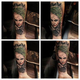 Tatuaggio Joker di Batman-1